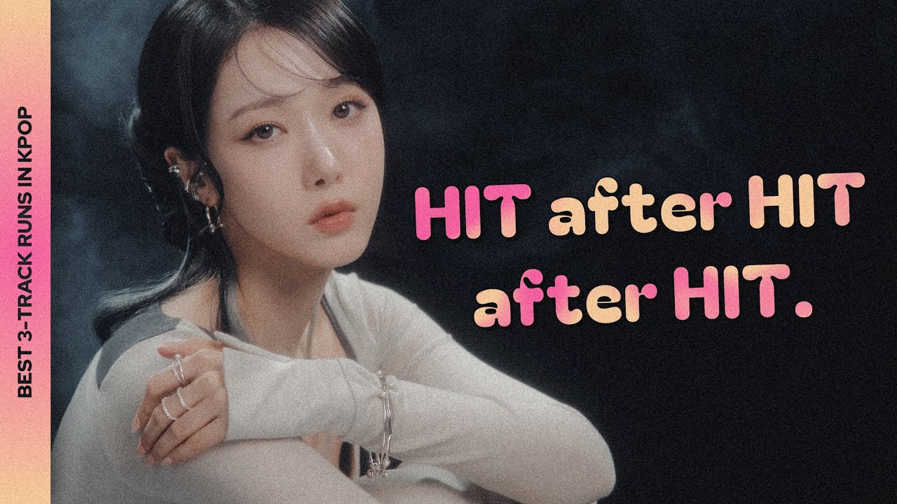 the BEST 3-track runs in kpop