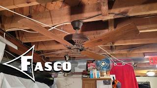 FASCO Charleston 2nd Generation 52" Ceiling Fan | Walnut Brown
