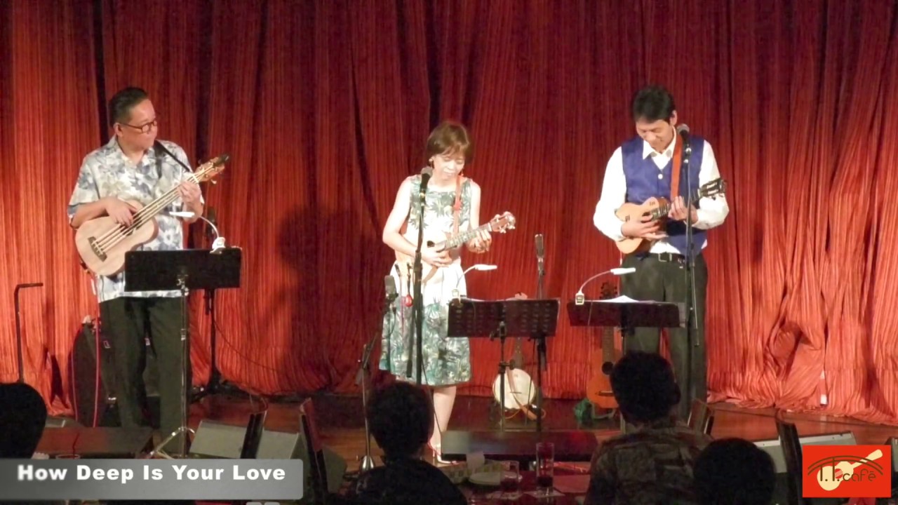 T.T.cafe Ukulele Jazz Trio Live (How Deep Is Your Love) 2/12 YouTube