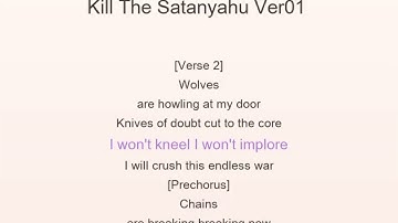 Kill The Satanyahu Ver01 - a new English song created by Nazz Abdul Aziz Music Group 