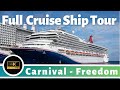 Carnival Freedom - Full Cruise Ship Tour