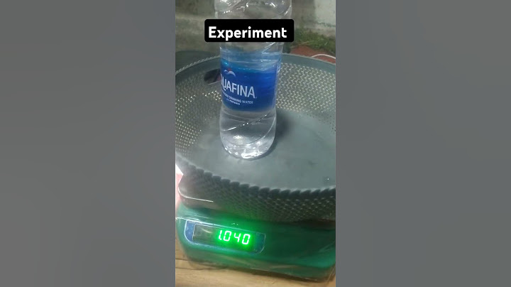 ஒரு லிட்டர் வாட்டர் பாட்டில் எவ்வளவு வெயிட் இருக்கும் | 1 litre water bottle weight experiment