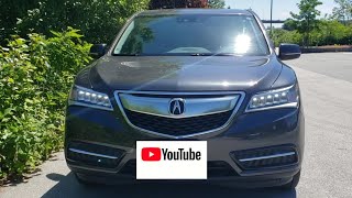 2016 ACURA MDX | HOW TO CHANGE OIL | WALKAROUND | FRONT VIEW | SIDE VIEW | REAR VIEW | VIN DADI