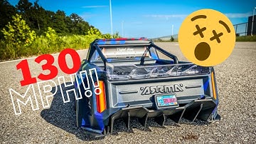 Arrma Infraction Castle Creations XLX2 and a 1717-1650KV motor 130mph!!