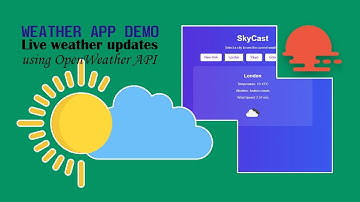 Weather App Demo - Live Weather Updates using OpenWeather API