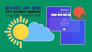 Weather App Demo - Live Weather Updates using OpenWeather API screenshot 3
