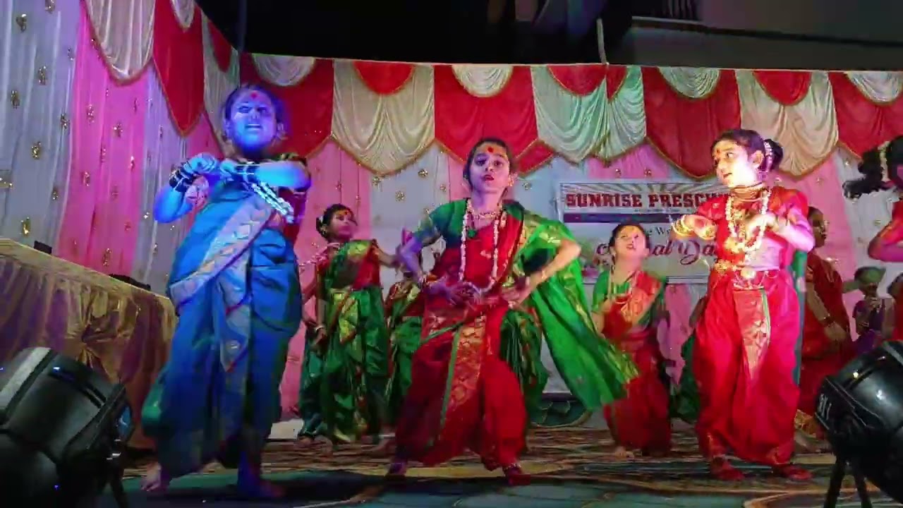 Annual Function Day Performance @ Sunrise preschool Of Shahapur 🧿 lallatibhandar/jogwa /cover song🙏😊