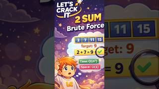 LeetCode: Two Sum 🔢 Brute Force Approach |Beginner Explanation 🚀 #java #dsa #coding #computerscience