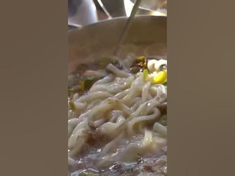 양주여행 구수한 사골 칼국수 Korean Beef Noodle Soup #shorts - YouTube