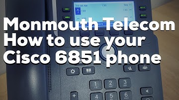 Monmouth Telecom: How to use your Cisco 6851 phone