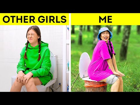 DIY OUTDOOR TOILET 🚽 || Genius Restroom Hacks To Avoid Awkward Moments