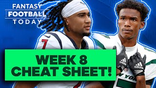 Week 8 Fantasy Lineup Breakdown: MUST STARTS & SITS! | 2023 Fantasy Football Advice