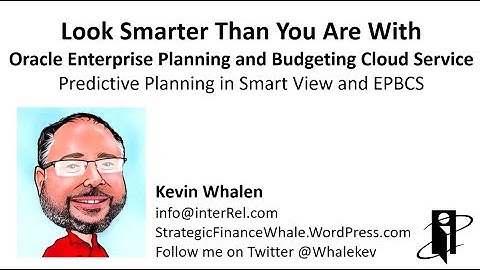 Predictive Planning in Smart View and EPBCS