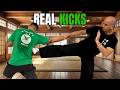 Learn Real Wing Chun Follow Up Kicks (Practical &amp; Realistic)