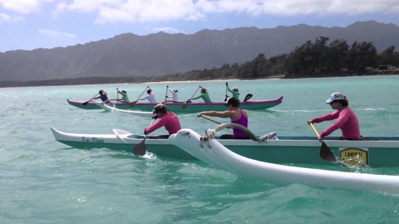 Lanikai Canoe Club Women February 2013 YouTube