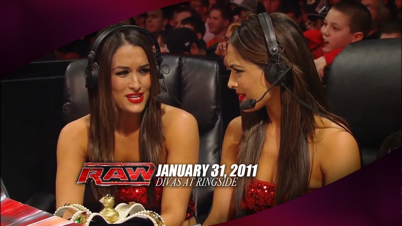 (SWWE): WWE RAW 01/31/11 - The Bella Twins & Gail Kim at Ringside