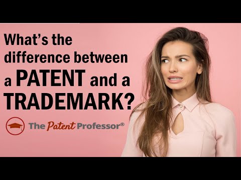 What is the Difference Between a Trademark and a Patent?: The Patent Professor Answers