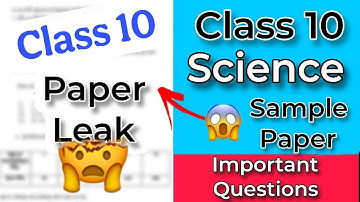 Class 10 Science important questions paper #pseb #exam #importantquestions #education