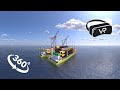 Experience the Installation of Offshore Wind Turbines in our 360-Degree Animation | 360 Degree Video