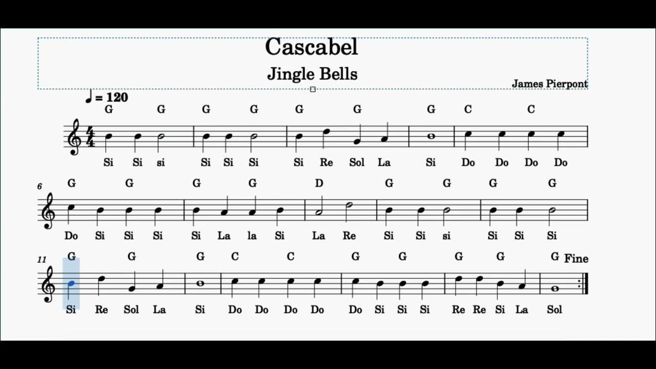Tutorial Flauta dulce Casbel Jingle Bells, Melodia navideña YouTube