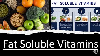 Fat-Soluble Vitamins | Vitamins | Nutrition | Biology | Science | Class 9 ICSE |