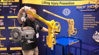 Sky Hook Lifting Device - Articulating Arm In Action