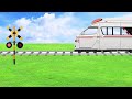 【踏切アニメ】ふみきりカンカンの日常449♪Railroad crossing daily life 449  ♫