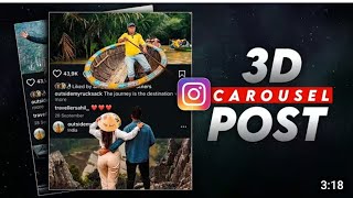 • Instagram Trending 3D Carousel Post Tutorial | Instagram Viral 3D Post Editing Tutorial