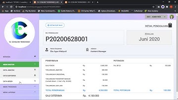 Demo Program Sistem Informasi Penggajian Berbasis Web