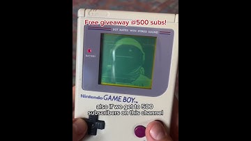 A game within my GB game! #devlog #gameboy #gbstudio #videogame #space #astronaut #retrogames