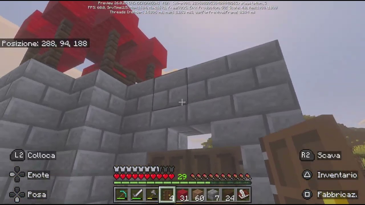 Inizio il castello/magazzino - Minecraft episodio chill ITA Ep. 9