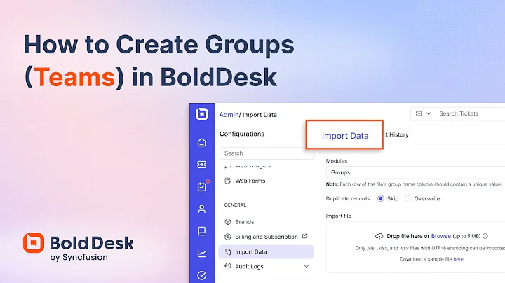 How to Create Agent Groups (Teams) in BoldDesk