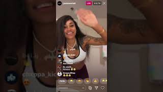 NBA YOUNGBOY BM JANIA TWERKING ON IG LIVE!!!