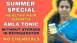 AMLA TONIC | Healthy hair growth remedy | Without refrigerator storage | Without chemicals
