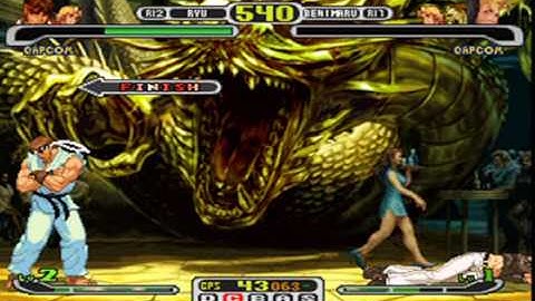 Capcom vs SNK Pro - Ryu Playthrough