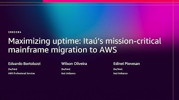 AWS re:Invent 2025 - Maximizing uptime: Itaú’s mission-critical mainframe migration to AWS (IND3304)