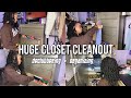 HUGE CLOSET CLEANOUT *decluttering and organizing my entire closet*