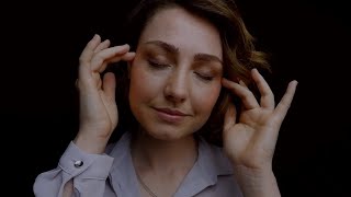 ASMR  This video will get rid of your headache/migraine (DARK SCREEN for sleep)