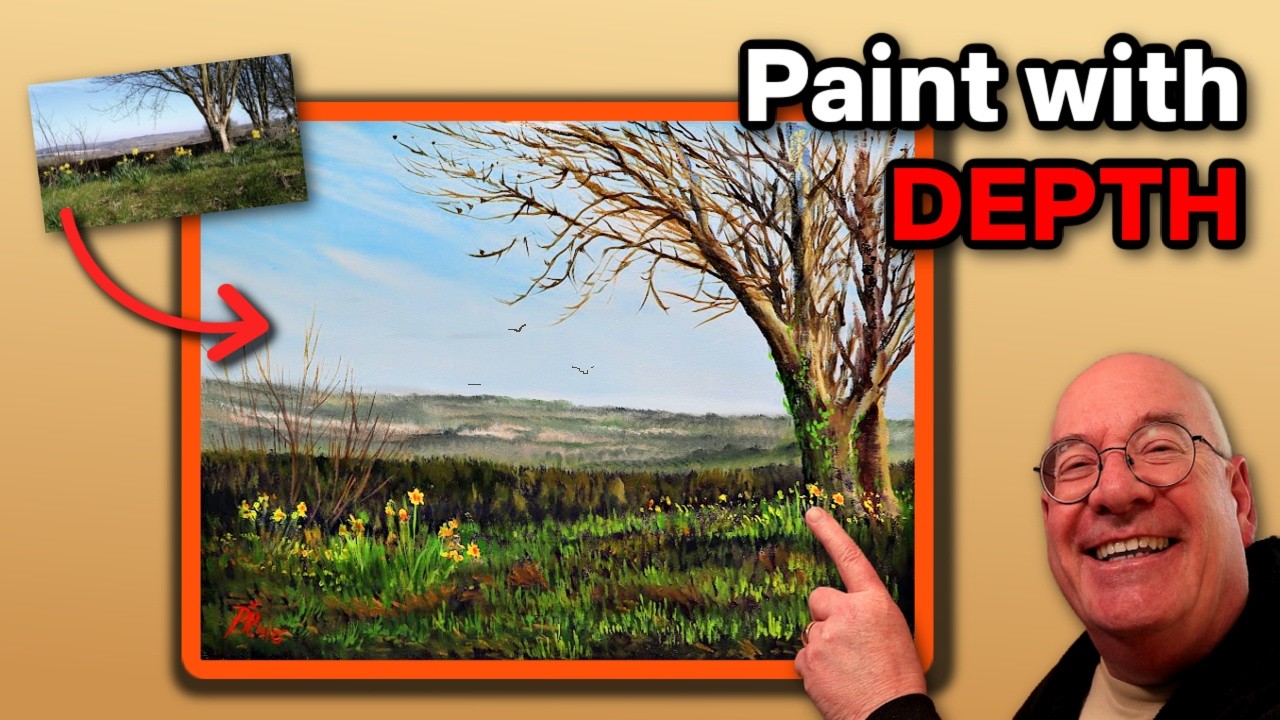 How To Create Depth In Your Paintings - YouTube