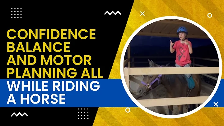 Confidence balance & motor planning all while ridi...