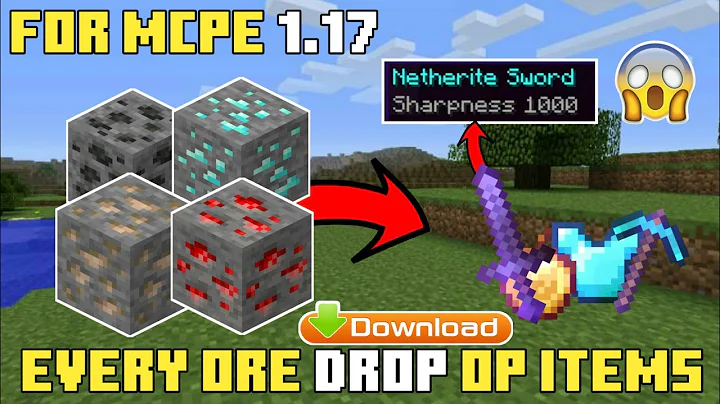 Download Minecraft but Every Ore drop op items mod for minecraft pe 1.17 | Assault PlayZ