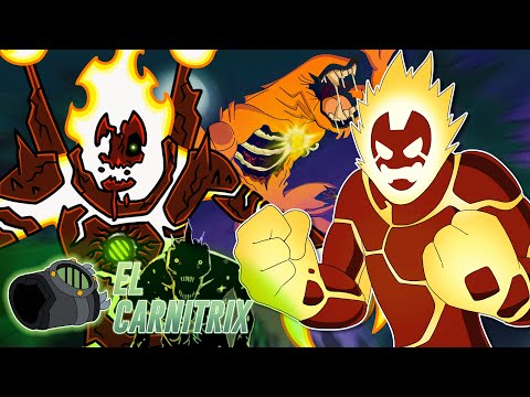 Heatblast Reacts to El Carnitrix de Ben 10 (Minicomic)