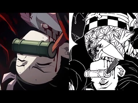ANIME VS MANGA DEMON SLAYER (KIMETSU NO YAIBA)