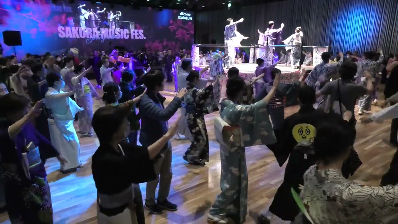 [4K]【日本晴れだよ】（島倉千代子・村田英雄他）　2025年竹芝盆踊り29　第5回竹芝みなとフェスタ　東京ポートシティ竹芝ポートホール