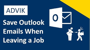 How to Save 0utlook Emails When Leaving a Job? Step-by-Step Guide