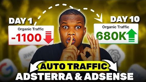 Adsterra + AdSense Auto Traffic Web Tool Setup (No Blog Posts Required!) HIGH CPM 🚀
