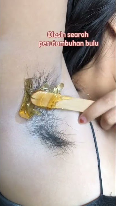 Bulu ketiak udah panjang, langsung aja kita waxing #shorts