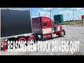 5 reasons new truck drivers quit