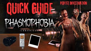 Perfect Investigation QUICK GUIDE | Phasmophobia (Chronicles Update)