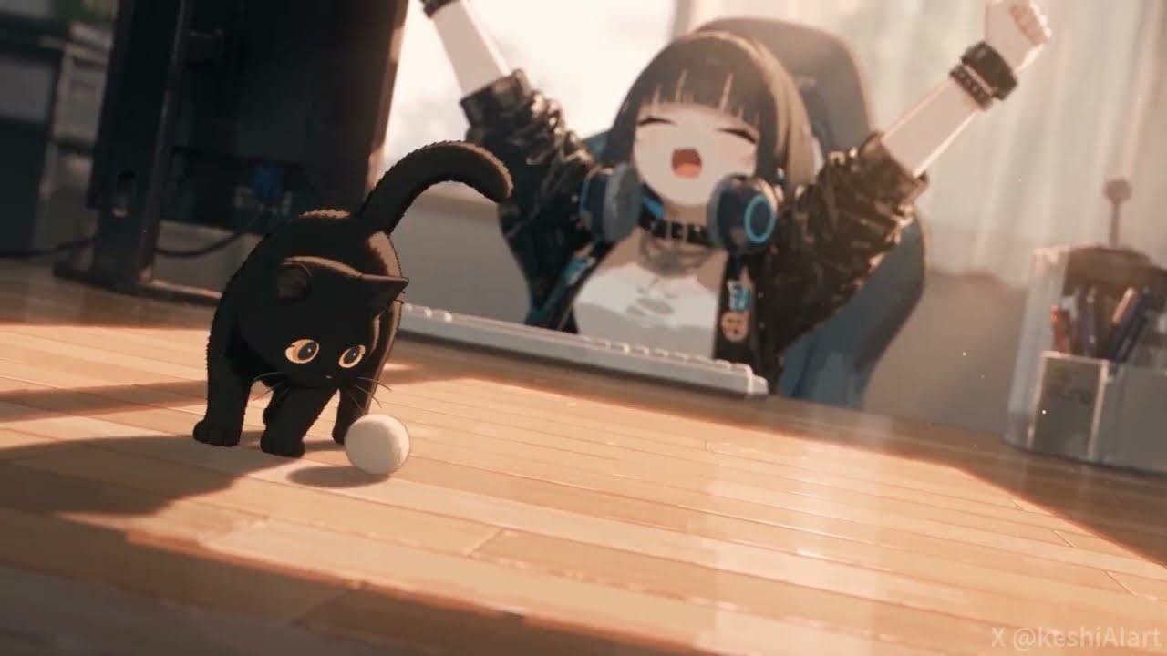 黒猫様 夢中な黒猫🐈‍⬛ - YouTube